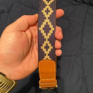 La Matera Corbina Woven Belt Size 44